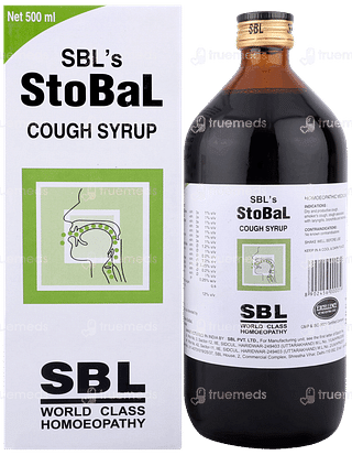 Sbl Stobal Cough Syrup 500 Ml