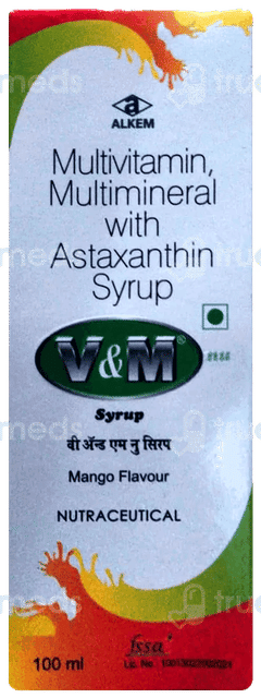 V & M Nu Mango Flavour Syrup 100Ml
