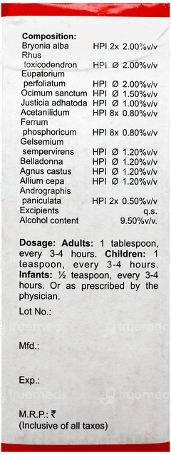 Baksons Fevoaid Syrup 450Ml