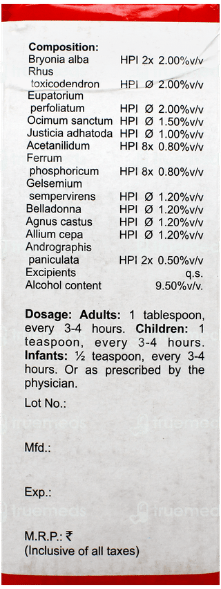 Baksons Fevoaid Syrup 450Ml