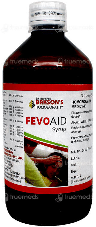 Baksons Fevoaid Syrup 450Ml