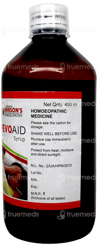 Baksons Fevoaid Syrup 450Ml