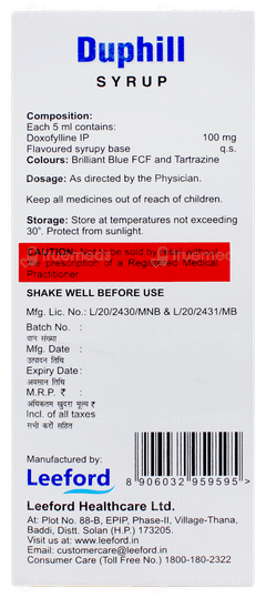 Duphill Syrup 100ml Duphill Syrup 100ml