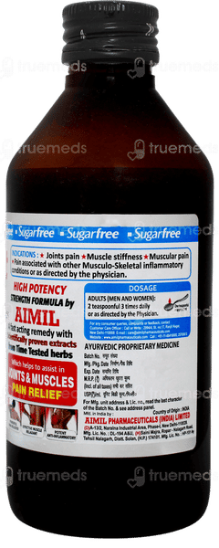 Aimil Muscalt Forte Sugar Free Syrup 200ml