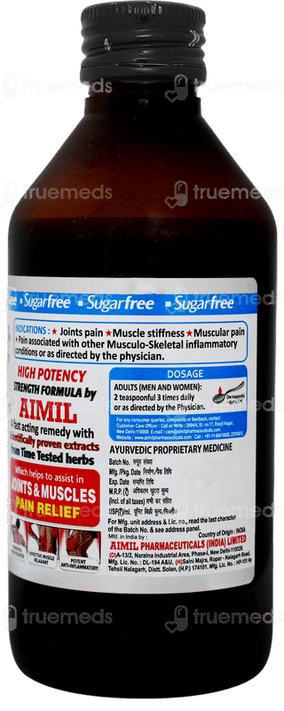 Aimil Muscalt Forte Sugar Free Syrup 200ml