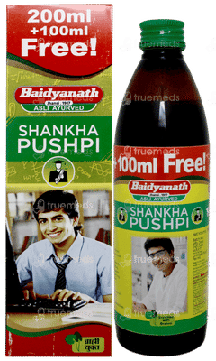 Baidyanath Shankha Pushpi 200ml + 100ml Free