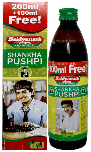 Baidyanath Shankha Pushpi 200ml + 100ml Free