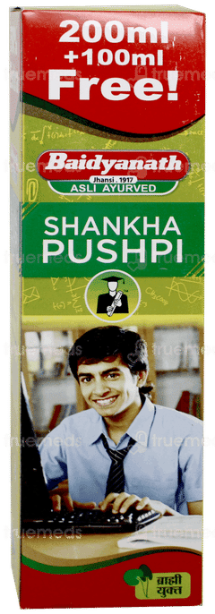 Baidyanath Shankha Pushpi 200ml + 100ml Free