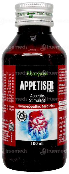 Bhargava Appetiser Syrup 100 Ml