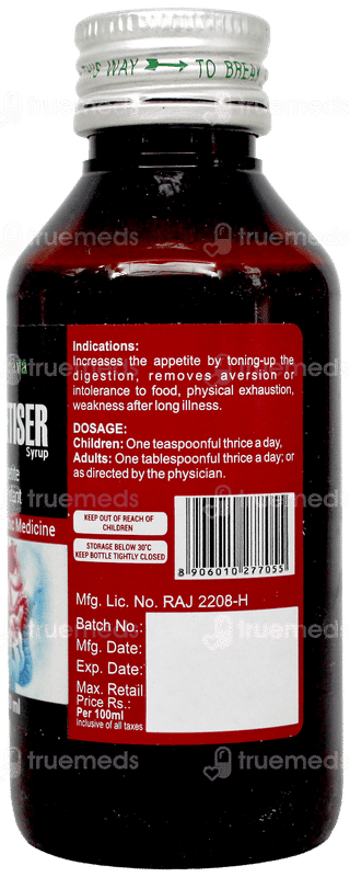 Bhargava Appetiser Syrup 100 Ml