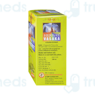 Vyas Herbal Vasaka Cough Syrup 200 ML