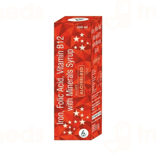 Alloes Aloferi Red Syrup 300 Ml