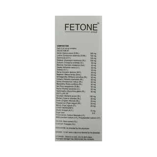 Sdh Naturals Fetone Syrup 200 ML