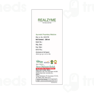 Sdh Naturals Realzyme Syrup 200 ML