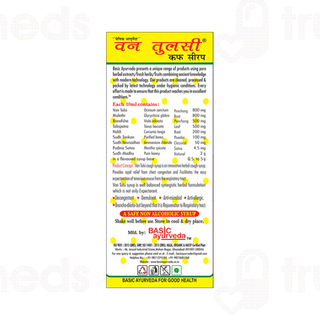 Basic Ayurveda Van Tulsi Cough Syrup 100 ML