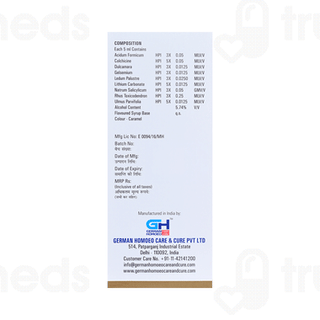 Germans Arthritic Care And Cure Syrup 500 ML