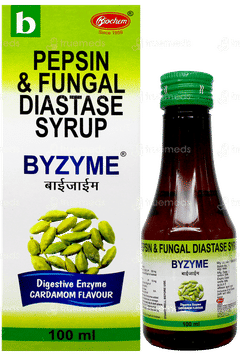 Byzyme Cardamom Flavour Syrup 100Ml