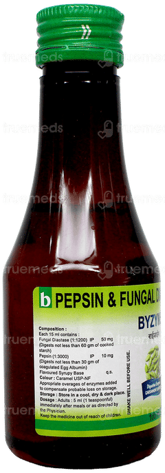 Byzyme Cardamom Flavour Syrup 100Ml Byzyme Cardamom Flavour Syrup 100Ml