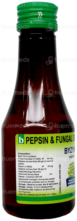 Byzyme Cardamom Flavour Syrup 100Ml
