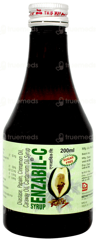Enzabil C Sugar Free Syrup 200ml