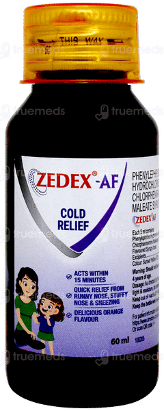 Zedex Af Syrup 60ml