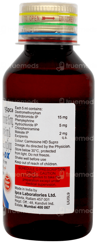 Solvin Dx Raspberry Flavour Sugar Free Syrup 100ml