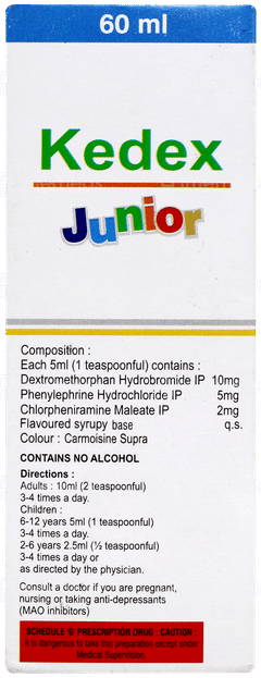 Kedex Junior Syrup 60ml