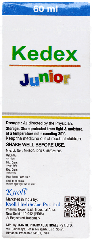 Kedex Junior Syrup 60ml