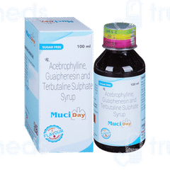 Muciday Honey Raspberry Flavour Sugar Free Syrup 100Ml