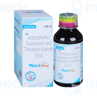Muciday Honey Raspberry Flavour Sugar Free Syrup 100Ml