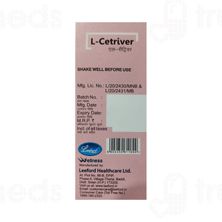 L Cetriver Syrup 30 ML