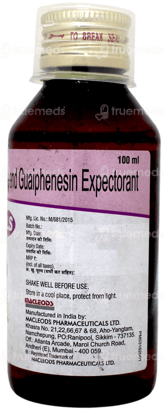 Lincotus Ls Sugar Free Expectorant 100ml