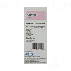 Cetriver Syrup 60Ml Cetriver Syrup 60Ml