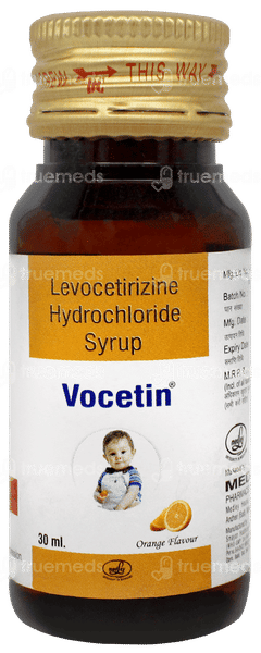 Vocetin Orange Flavour Syrup 30ml