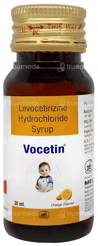 Vocetin Orange Flavour Syrup 30ml
