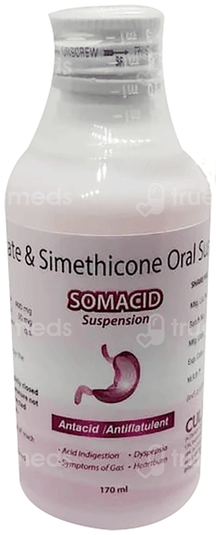 Somacid Oral Suspension 170 Ml