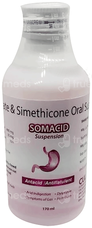 Somacid Oral Suspension 170 Ml