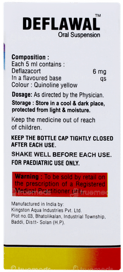 Deflawal Oral Suspension 30ml Deflawal Oral Suspension 30ml