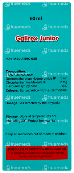 Galirex Junior Syrup 60ml