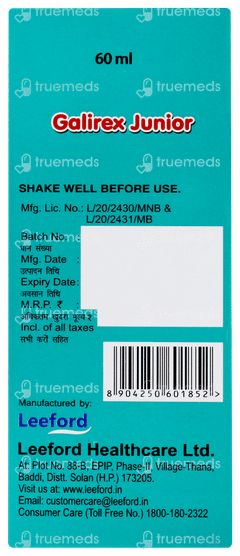 Galirex Junior Syrup 60ml