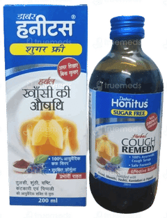 Dabur Honitus Herbal Cough Remedy Sugar Free Syrup 200Ml Dabur Honitus Herbal Cough Remedy Sugar Free Syrup 200Ml