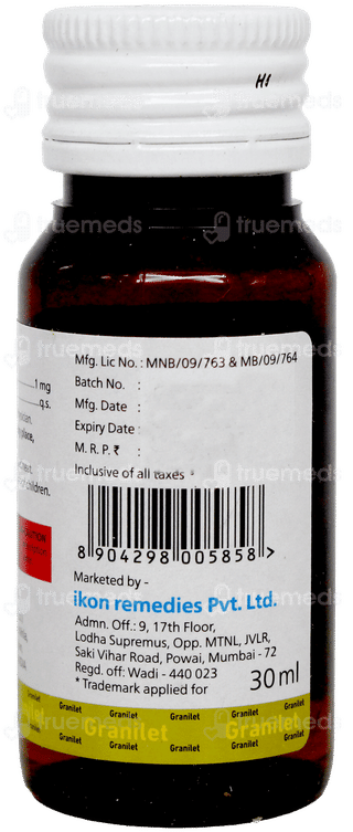 Granilet Syrup 30Ml