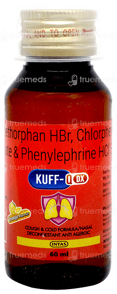 Kuff Q Dx Orange Flavour Syrup 60ml