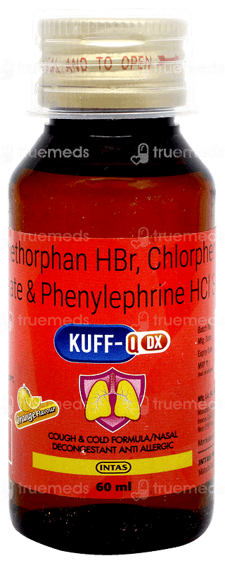 Kuff Q Dx Orange Flavour Syrup 60ml