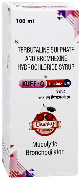 Kuff Q Linctus Bm Cherry Flavour Syrup 100ml