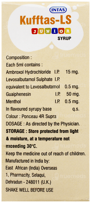 Kufftas Ls Junior Syrup 60 ML