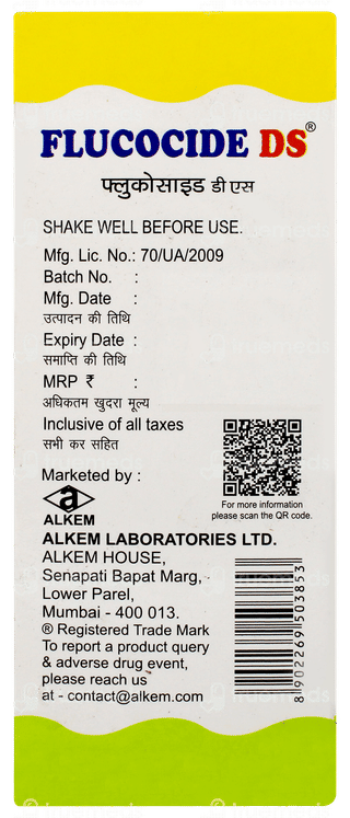 Flucocide Ds Suspension 60ml