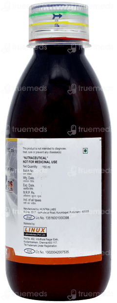 Ignicar Ds Plus Orange Flavour Syrup 150ml
