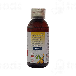 Irokof Raspberry Flavour Sugar Free Syrup 100ml