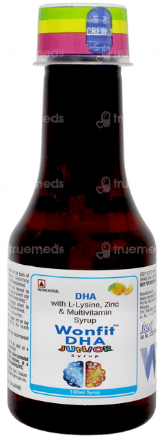 Wonfit Dha Junior Syrup 100ml